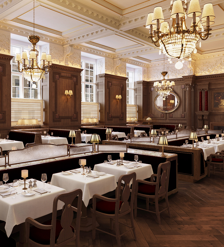 Simpson's Grand Divan Menus